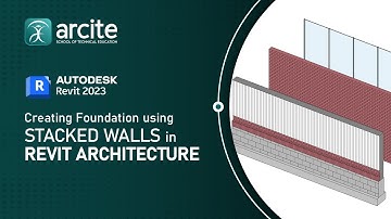 Creating Foundation using Stacked Walls in| Autodesk Revit Architecture | Tutorial Series