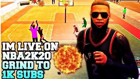 IM LIVE ON NBA2K20 CLOSE TO 1K