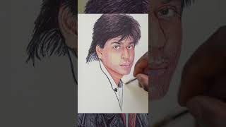 SHAH RUKH KHAN (DDLJ) PEN SKETCH  #art #srk