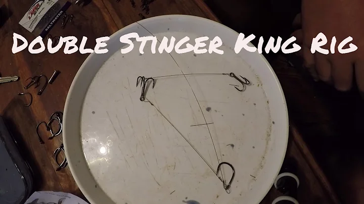 Offshore Kayak Fishing How To: Double Stinger Kingfish wire rig.