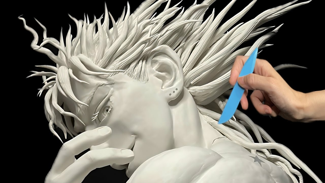 [В натуральную величину]Дио[ДЖОДЖО] 363 мешков глины,5месяцев сделано вручную [С русскими субтитрами