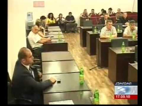 2010.09.18 სულხან ჯორთმენაძის კანდიდატურა