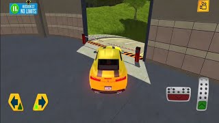 Yellow Camaro Garage Driver Drive - Multi-Story Parking Simulator #02 - Android Game