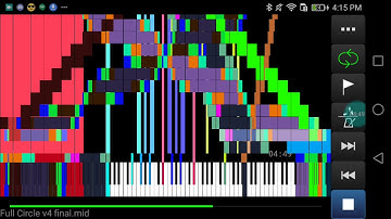 [Black MIDI] Full Circle (25,200,000 notes)