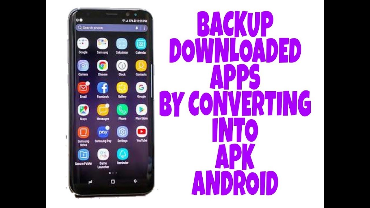 How to backup apps || how to make apk from installed apps - YouTube