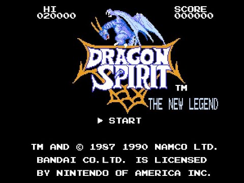 Видео: Полное прохождение Призрак Дракона - Новая Легенда (Dragon Spirit - The New Legend nes