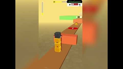 Animal Tower Run 🦝🦊🐺🐱 ( Android Gameplay Level Up All Level New Android Game ) #shorts game