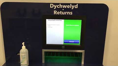 How to use the Library self-returns machine