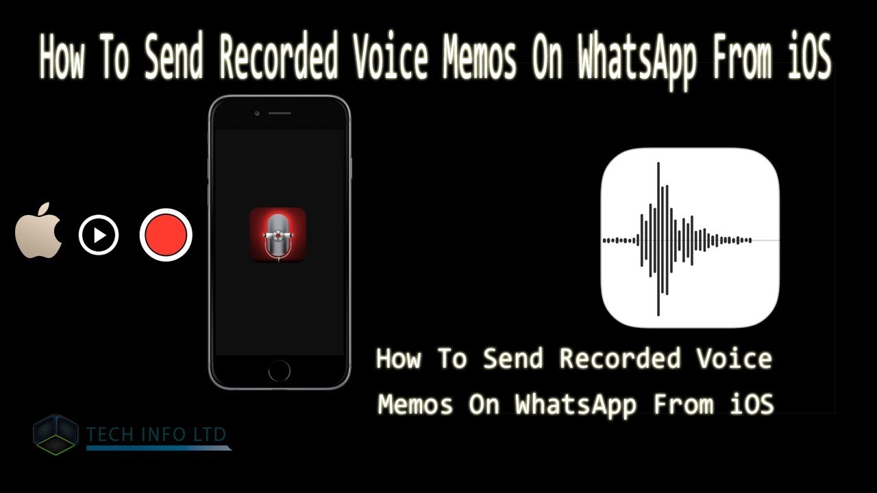 How To Send Recorded Voice Memos On WhatsApp From iOS ...