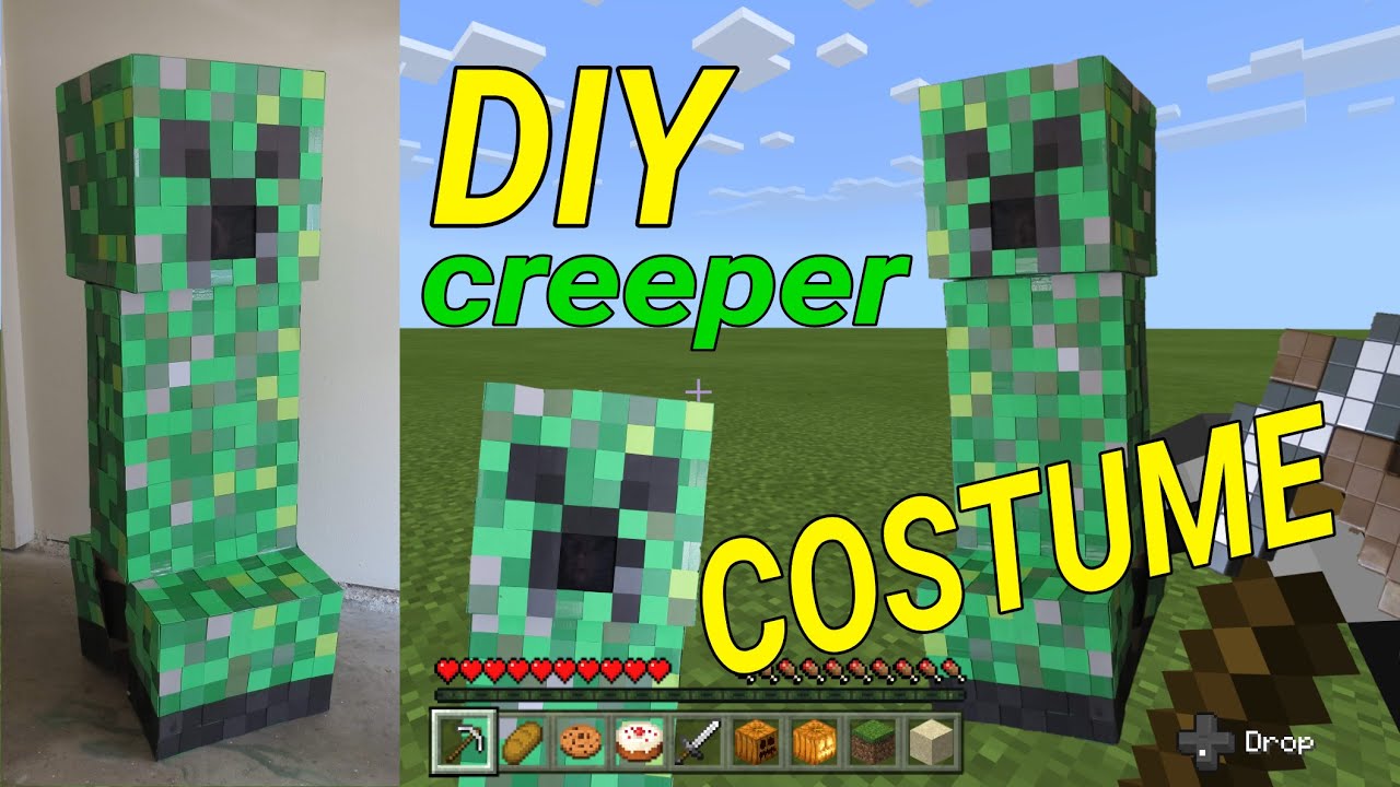 Minecraft Creeper Costume Tutorial