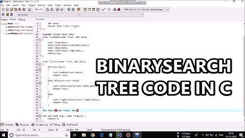 Binary Search Tree (BST) Program in C | Data Structures Trees