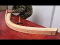 The amazing woodworking art of a genius boy  build a table with artistic curves