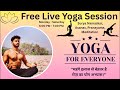 🛑 Free Live Yoga Class Thursday By Yogi Rohit Prajapati