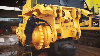 Komatsu D475A-8 Large Dozer: Arrival at the workshop in Estonia