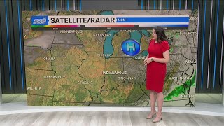 Weather forecast: A sunny Tuesday afternoon with a few scattered showers