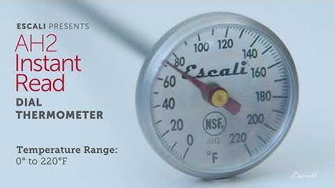 Escali AH2 Instant Read Dial Thermometer Highlight