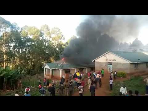 St peters Boys high school kandara on fire