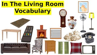 Living Room Furniture in English  | Things in the Living Room | Living Room Objects.