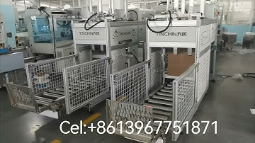 Fully automatic Paper cup packing machine and case machine to Ukraine