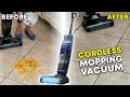 Best vacuum cleaner for home  aspiron wet dry upright cordless vacuum cleaner  easy deep cleaning