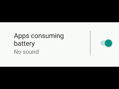How to disable "App consuming battery" alert on your Android Oreo 8.1 phones