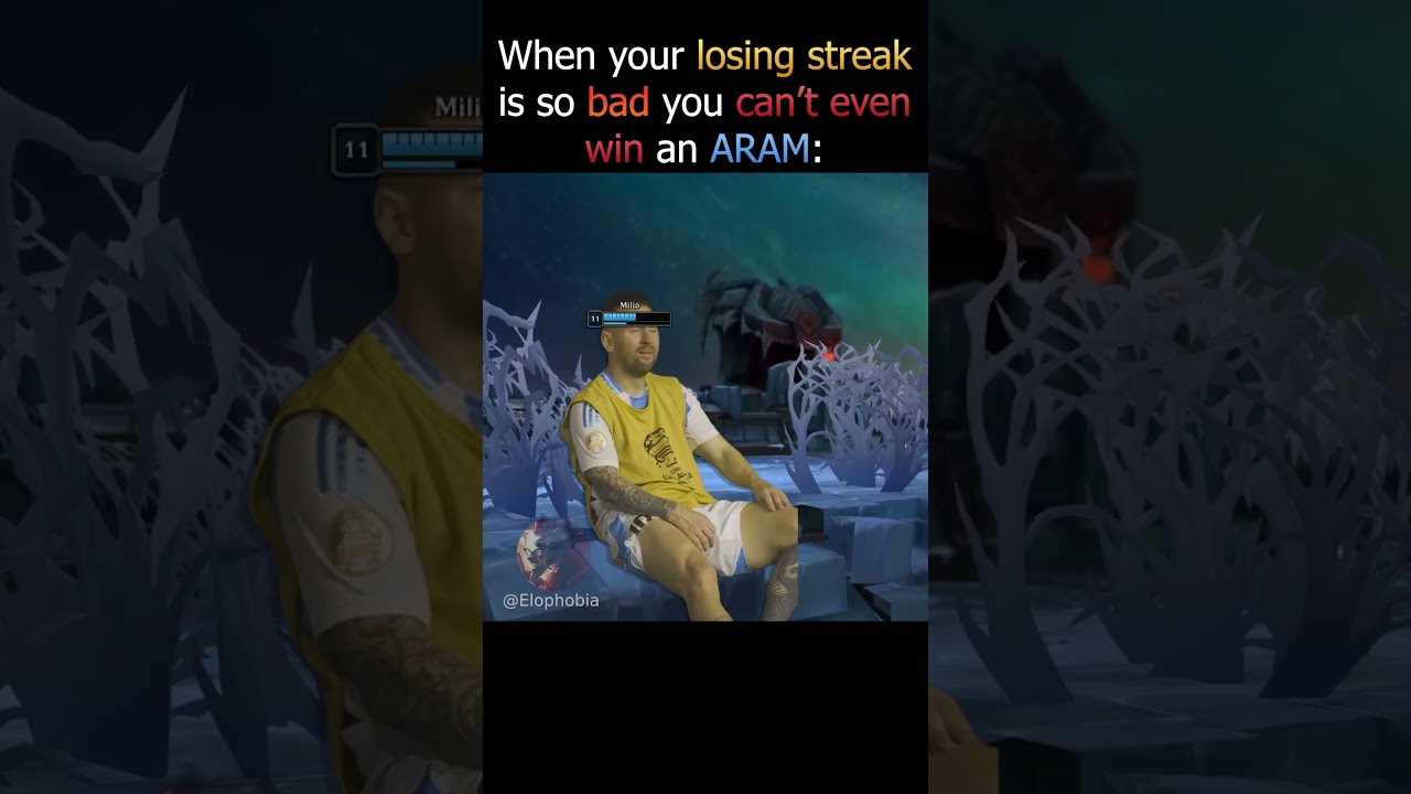 When The Loss Streak Expands To ARAM #leagueoflegendsmemes #gaming #leagueoflegends