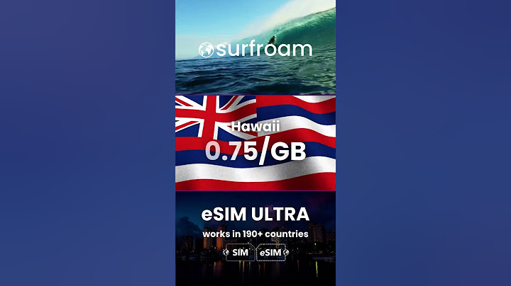 🌺 Surf the waves. Surf the world with Surfroam. #hawaii #surfroam #travel #aviation #globalinternet