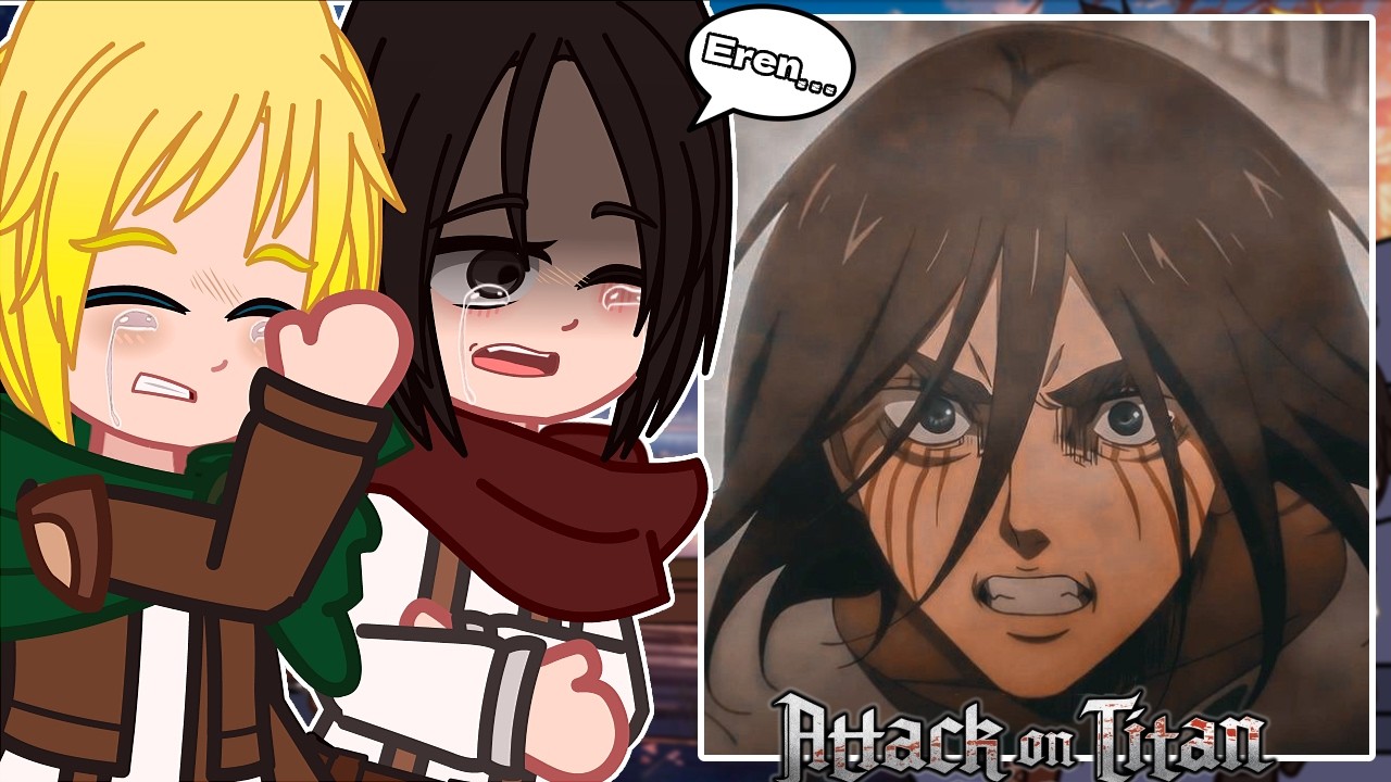 Attack On Titan React to Future/Eren || AOT React || Gacha React - TikTok Edits
