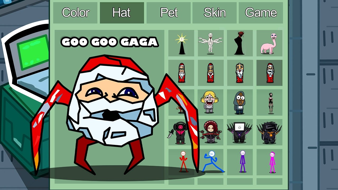 Goo Goo Gaga in Among Us ◉ 1000 iQ impostor funny