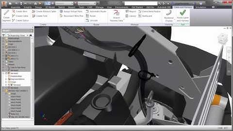 AutoCAD Inventor - harness cable design