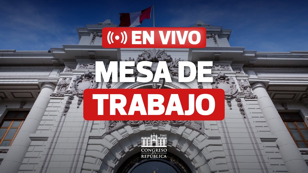 🔴 EN VIVO: Mesa de trabajo de la Comisión de Energía y Minas | 3 DE NOVIEMBRE DEL 2025