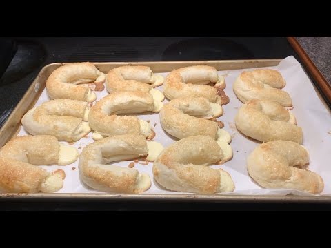 Video: Cheese Bagels Nrog Nqaij Npuas Kib