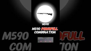Best M590 Shotgun High Accuracy Combination 💀🚀 #brranktips #freefiremax #shrots