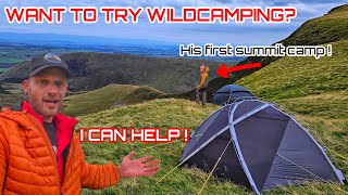 Summit camping with a first timer, did they enjoy it?
