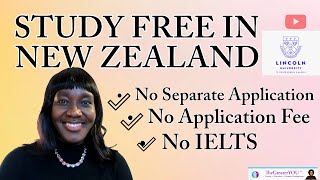 Study in New Zealand with Automatic Scholarship from University of Lincoln