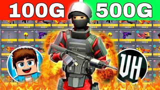 ЛУЧШИЙ ИНВЕНТАРЬ ЗА 100 и 500 ГОЛДЫ В POLYWAR совместно с Эквионом #polywar #поливар