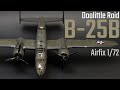 North American B-25B Doolittle Raid 1/72 Airfix A06020 Full Build Video | RWO Models