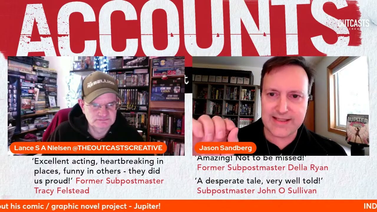 GRAPHIC ARTIST JASON SANDBERG - talking about his Graphic Novel project JUPITER! Ind Interview 49