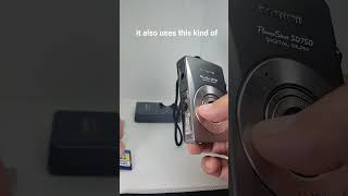 Canon Powershot SD750 How to insert SD card #shorts