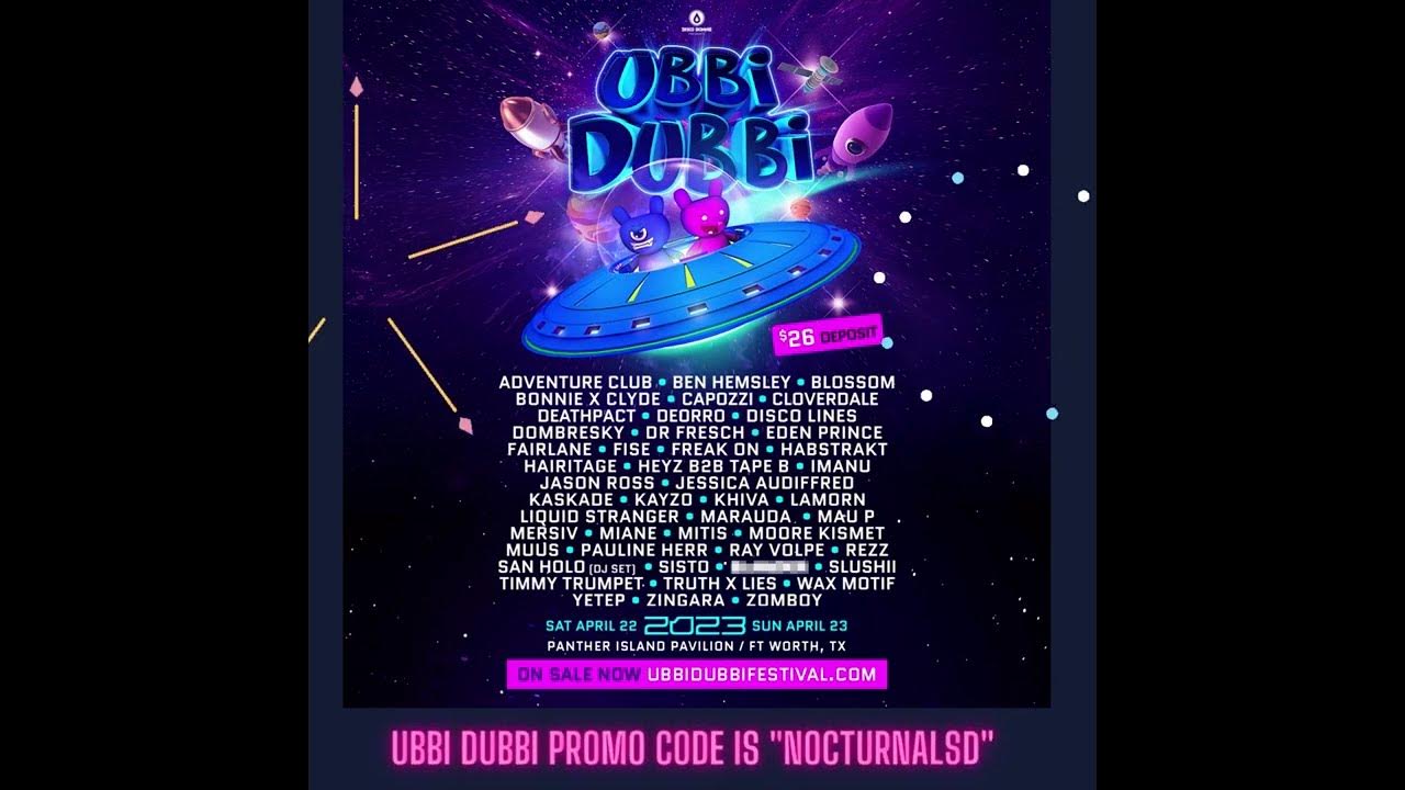 Ubbi Dubbi Promo Code YouTube