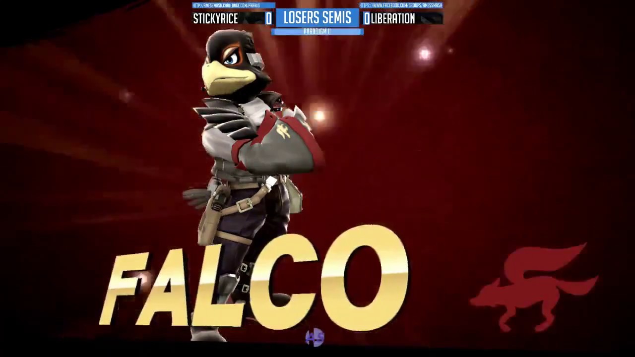 StickyRice (Falco, Fox) vs Liberation (Palutena, Dr  Mario, Bayonetta) - Paradigm II Singles