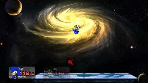 Super Smash Flash 2 (Sonic/Super Sonic vs. Goku/SS Goku)