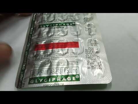 Glyciphage Tablet की पुरी जानकारी  @OnlineMedicineReview