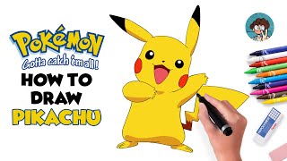 How to draw Pikachu Easy and Fast I Pokémon