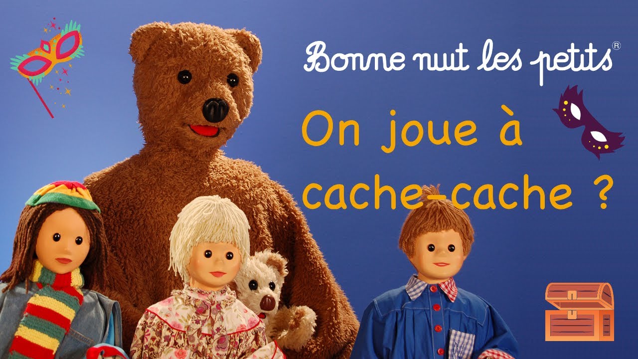 Nounours qui joue à cache cache