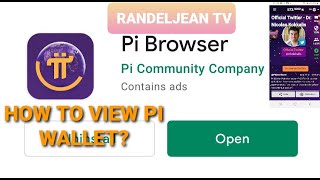 How to view pi wallet | pi browser screenshot 2