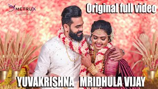 Yuvakrishna & Mridhula Vijay Wedding FULL VIDEO_ Metrux Event Trivandrum Kerala