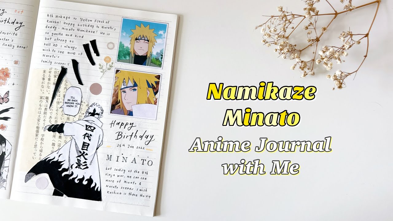 Anime Journal with Me | Minato Namikaze ✨💛 - YouTube