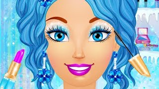 Fun Snow Queen Makeup Dress Up Beauty Hair Style Makeover For Girls Kids Games screenshot 1