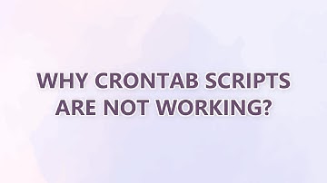 Why crontab scripts are not working? (3 SOLUTIONS!!)